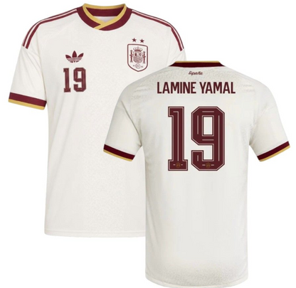Camiseta España Yamal 19# Visitante Adulto