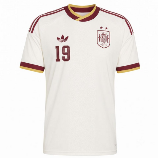 Camiseta España Yamal 19# Visitante Adulto
