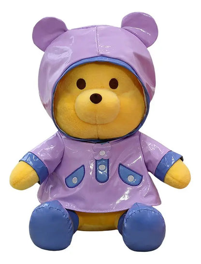 Peluche Winnie The Pooh Con Chubasquero Impermeable 50 Cm