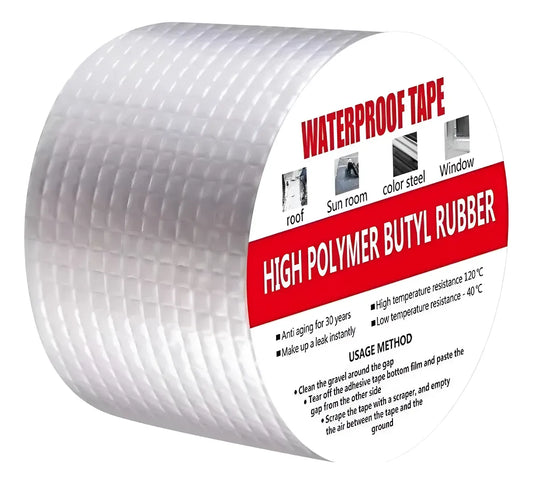 Cinta Adhesivo Sellador Tapagoteras 10cm X5metros Resistente