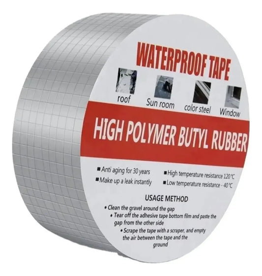 Cinta Tapagoteras Butilo Impermeable 5 Mts X 5 Cm