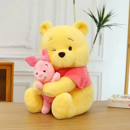 Peluche Winnie The Pooh Guiñando El Ojo Con Piglet 50 cm