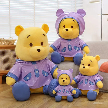 Peluche Winnie The Pooh Con Chubasquero Impermeable 35 Cm