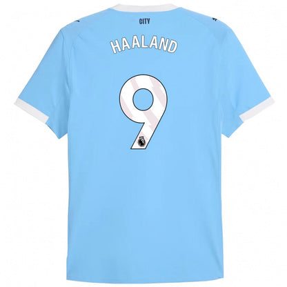 Camiseta Titular Manchester City Local - Erling Haaland #9 Niño y Adulto