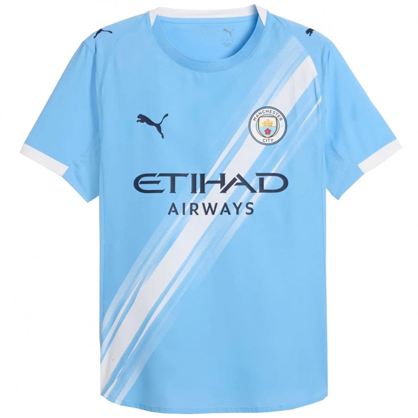 Camiseta Titular Manchester City Local - Erling Haaland #9 Niño y Adulto