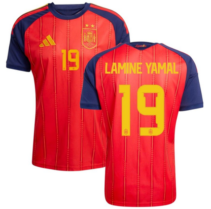 Camiseta Local España Yamal 19# Niño y Adulto